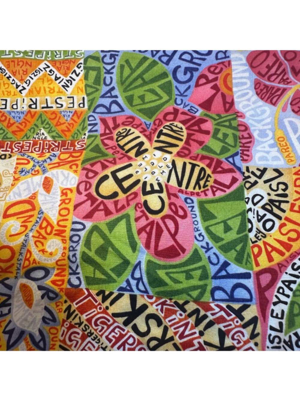 Vintage Colorful Pine Cove Patchwork Skirt Size 12 Floral Paisley Print USA Fest - Picture 8 of 12